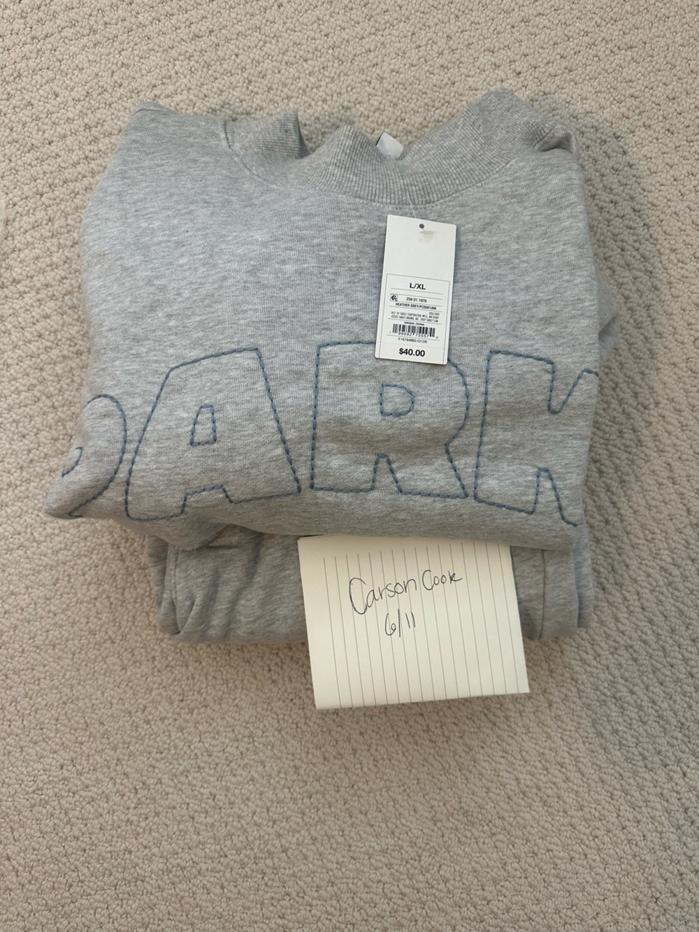 Grey Parke X target set
L sweatshirt
S sweatpants
Make an offer! - Picture 2 of 3